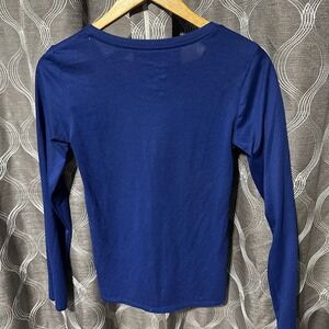 Nike Dri-FIT Athletic Top Long Sleeve V-Neck‎ Activewear Shirt Small
